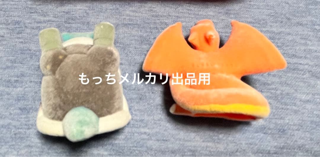 ポケモンキッズであそぼう　リザードン　カメックス　ビニール製ポケモンキッズ大図鑑