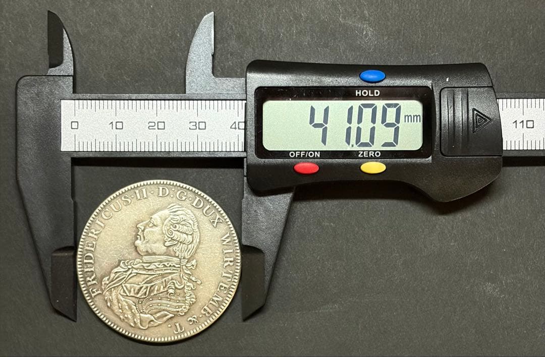 1798年 ヴュルテンベルク 大型銀貨 41mm 30.12g