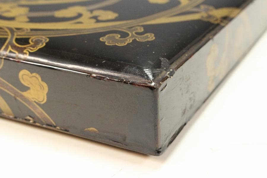 双鳳凰蒔絵 時代 文庫箱(K-XA907)