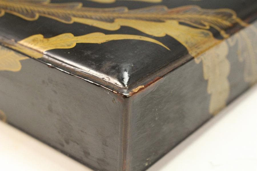 双鳳凰蒔絵 時代 文庫箱(K-XA907)