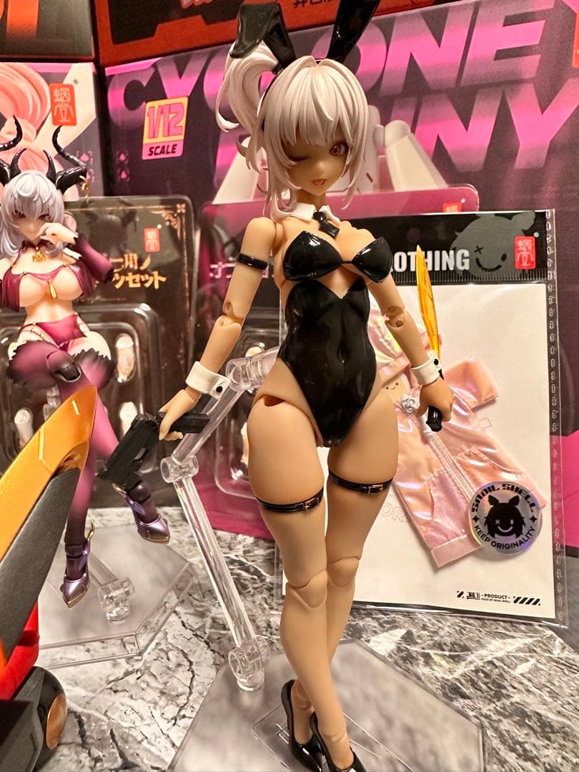 スネイルシェル4体、バニー号2種、フットパーツ、衣装セット　蝸之殻