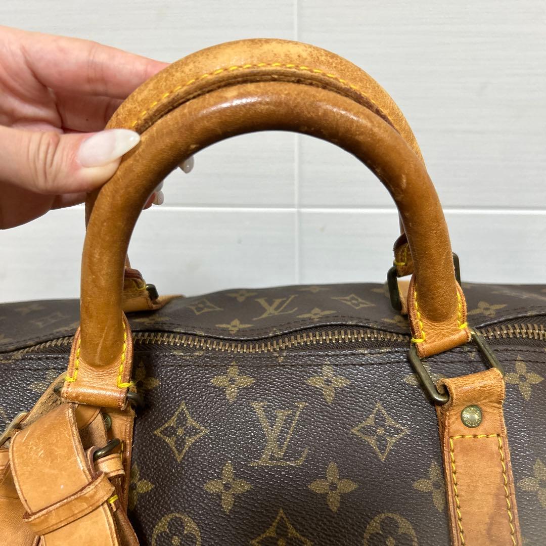 【Louis Vuitton】モノグラム ボストンバッグ キーポル60
