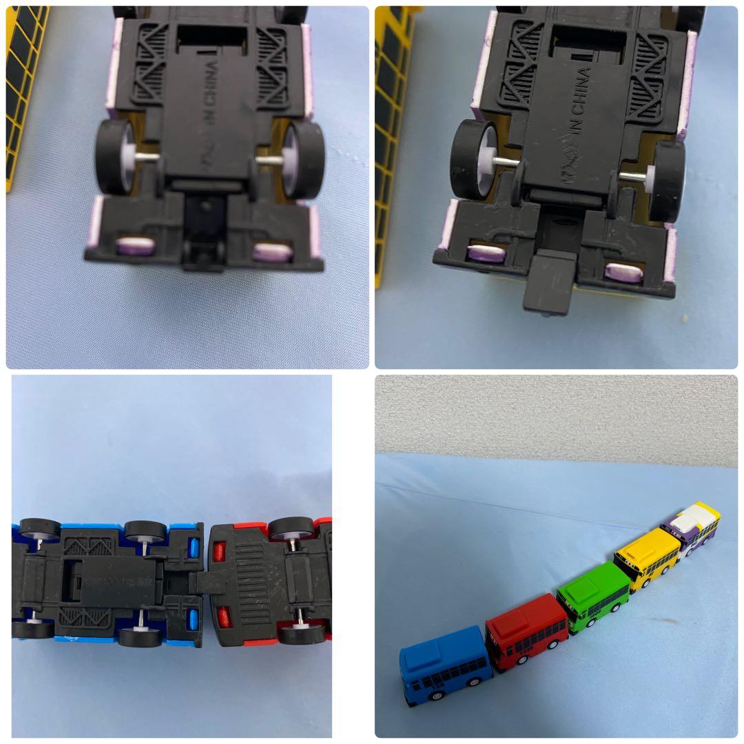 ちびっこバスタヨ　ガレージ　レールカー　9台　tayo