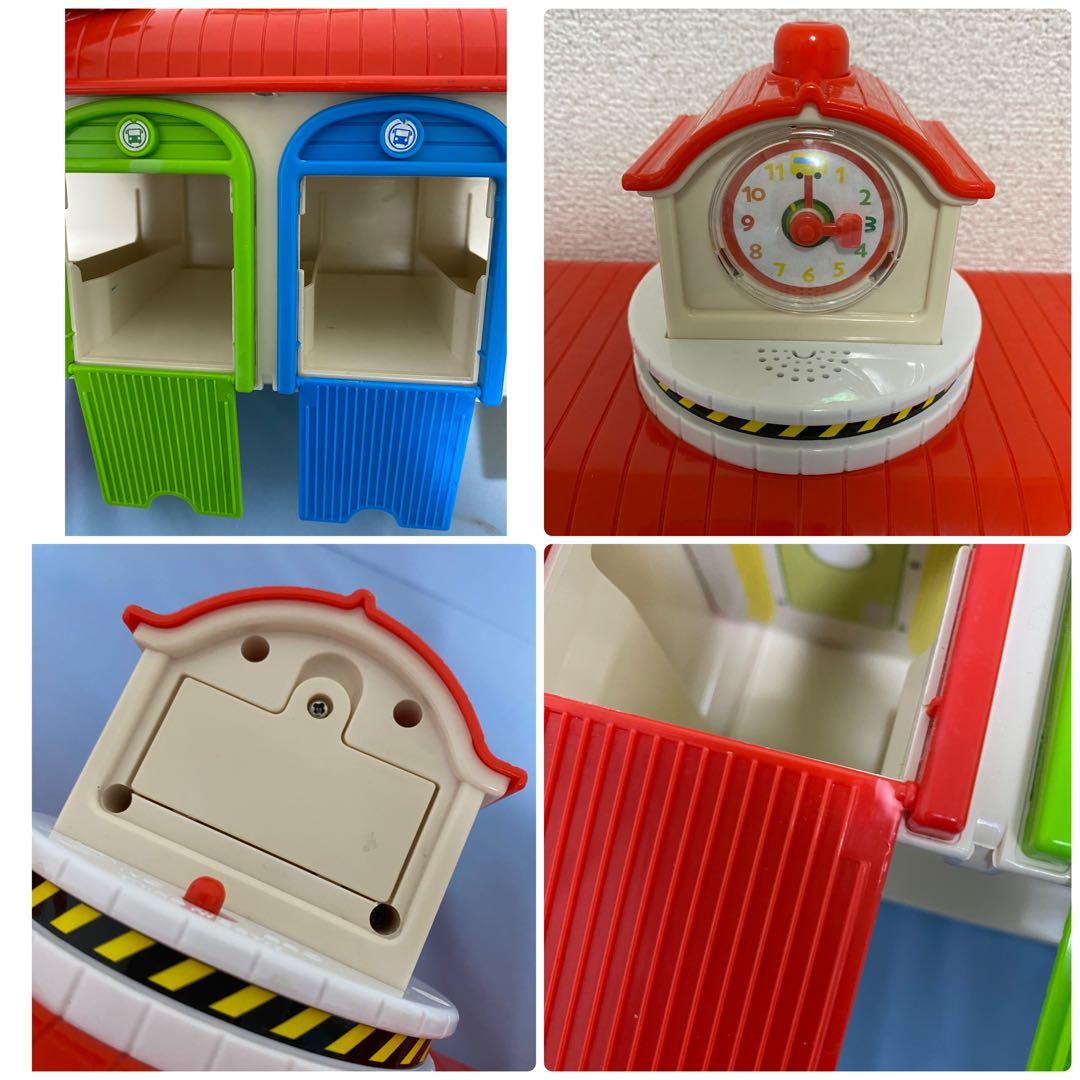 ちびっこバスタヨ　ガレージ　レールカー　9台　tayo