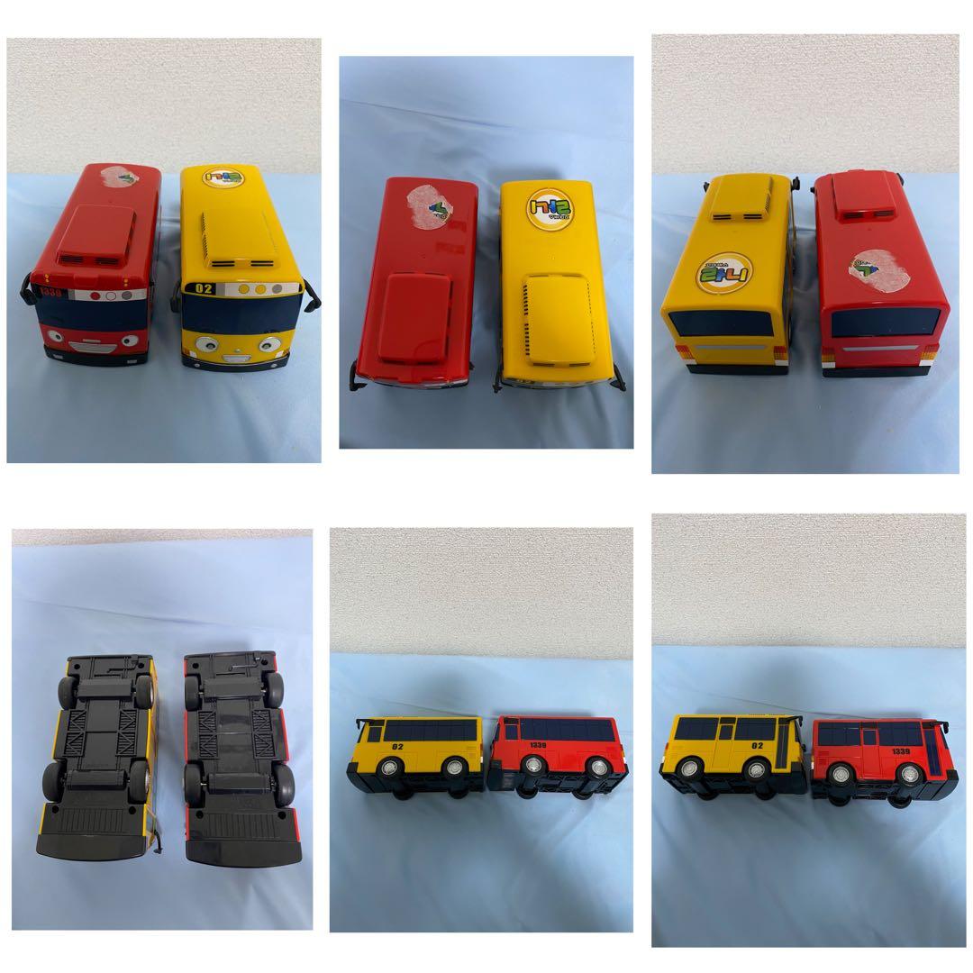 ちびっこバスタヨ　ガレージ　レールカー　9台　tayo