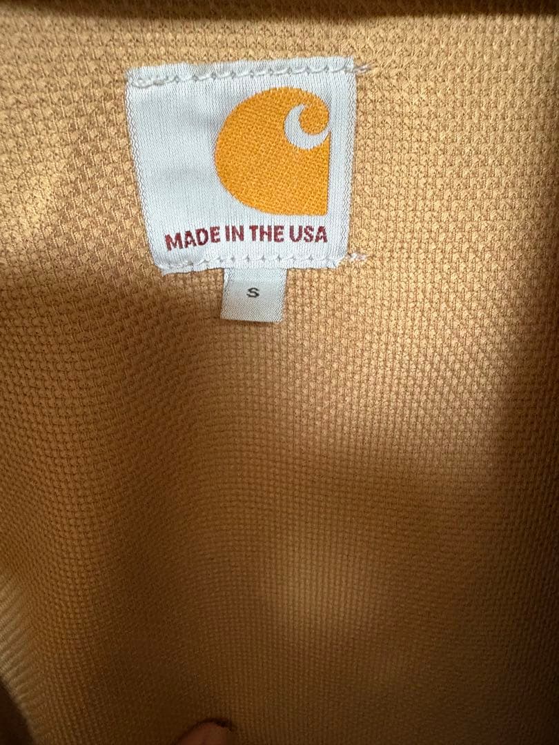 Carhartt ブラウン フルジップフーディ Sサイズ