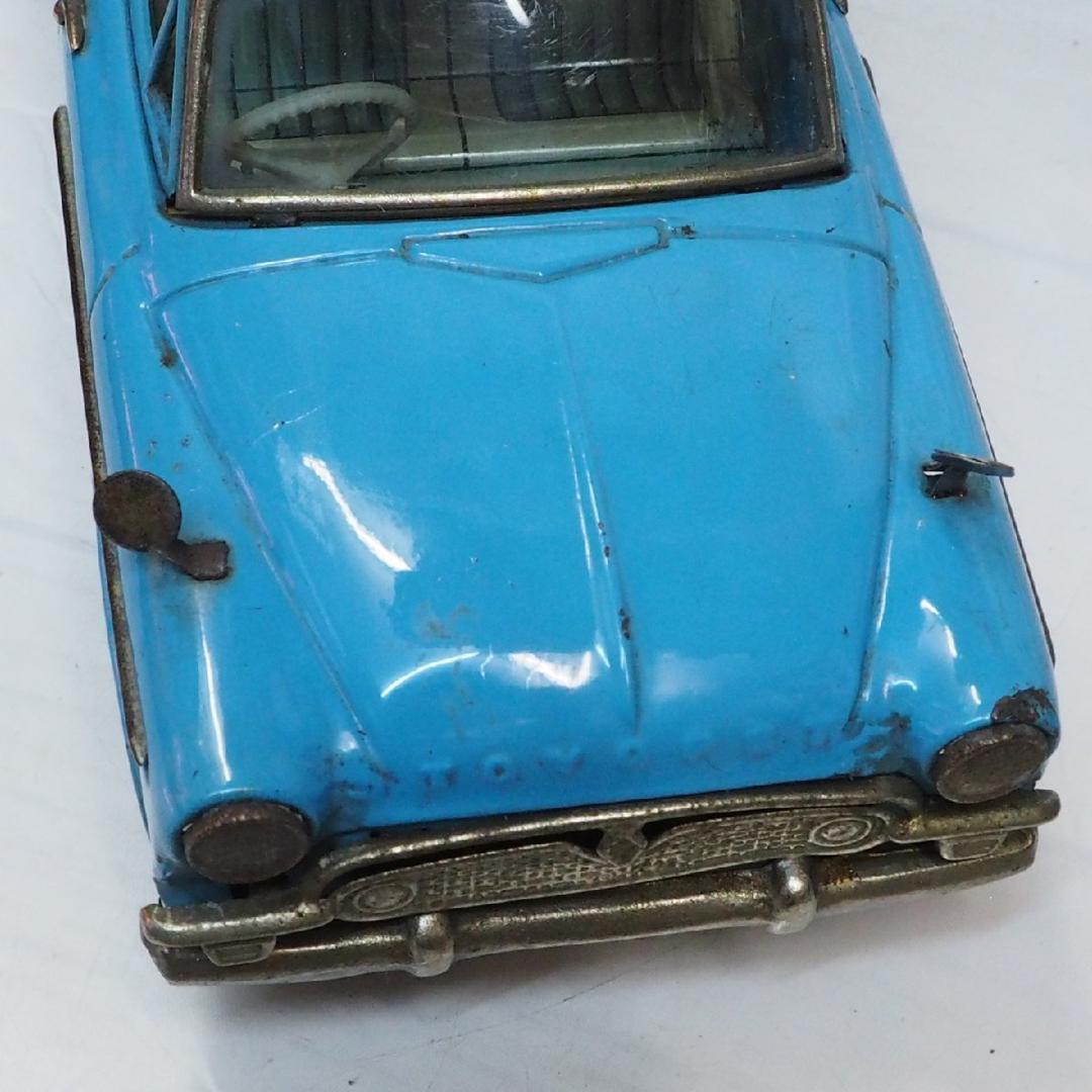 萬代屋【トヨペット マスターライン ピックアップ水色】ブリキtin car箱無