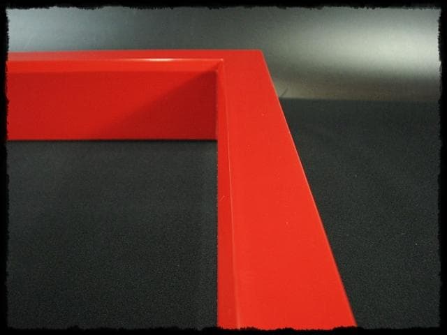 茶平 一斎 輪島名工 朱塗 炉縁 千家 炉壇 茶道具 共箱 e226