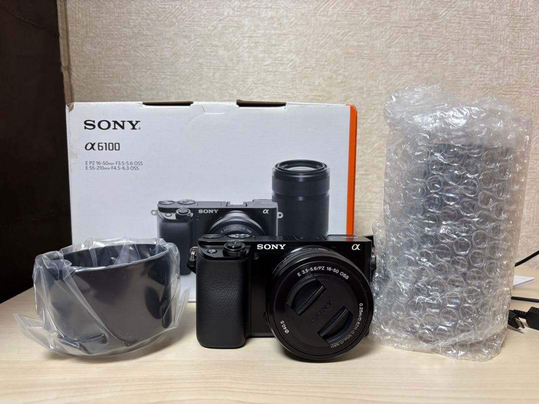 最終値下げ　「極美品」SONY α6100 Wズームレンズキット
