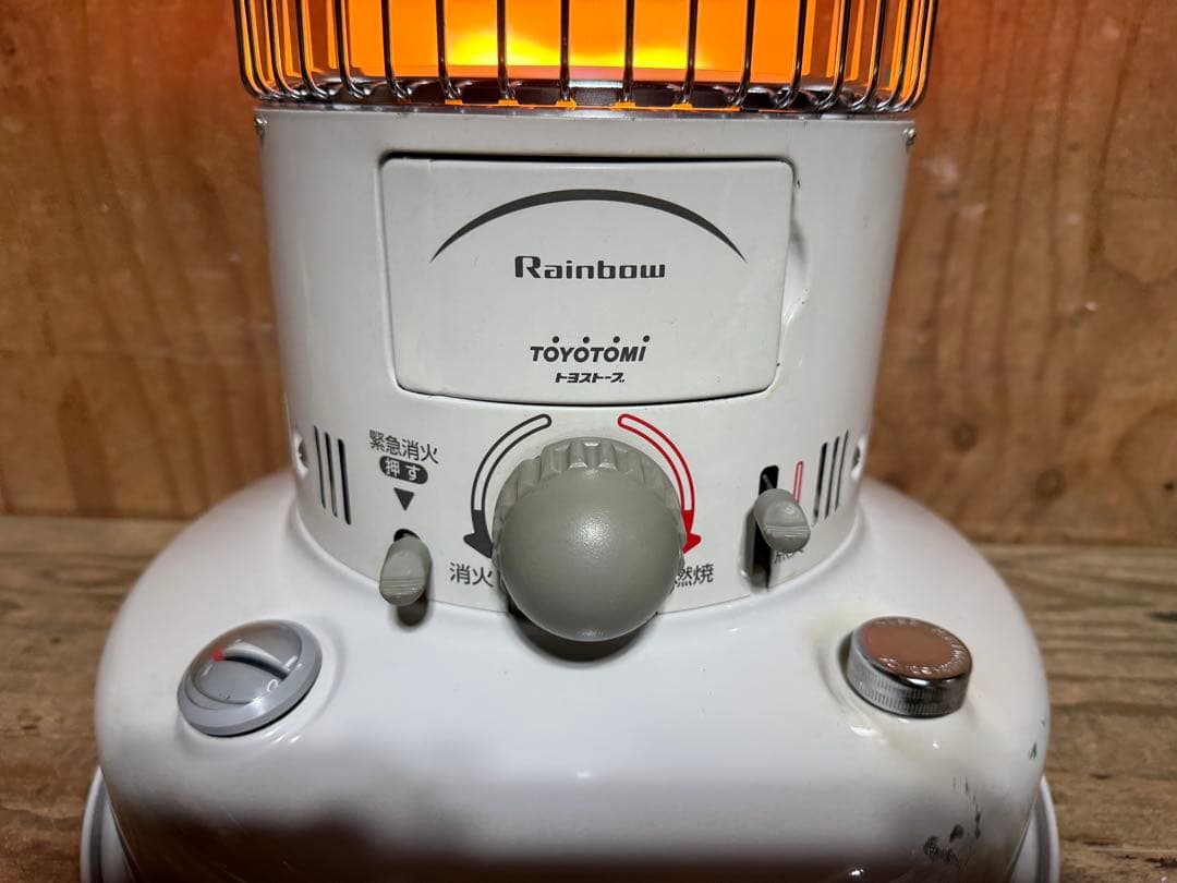 芯乾燥済 石油ストーブ 置台新品レインボー RB-25F分解メンテナンス済