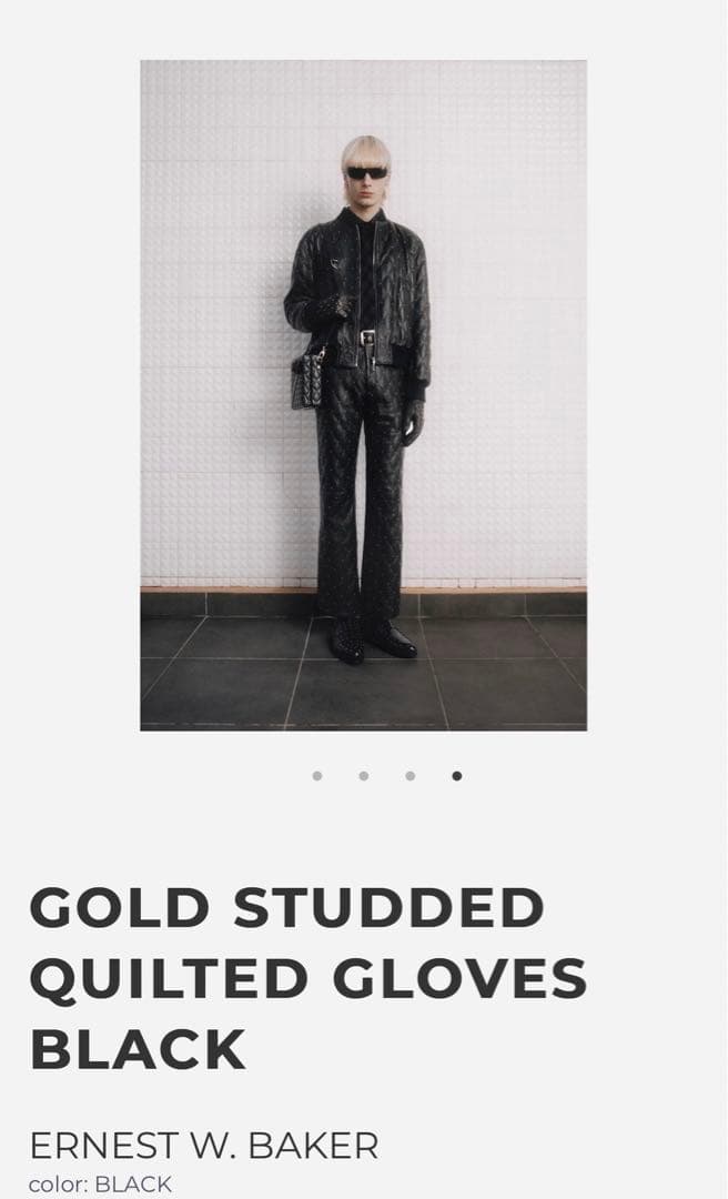 23AW 新品 ERNEST W.BAKER GOLDSTUDDED QUIL