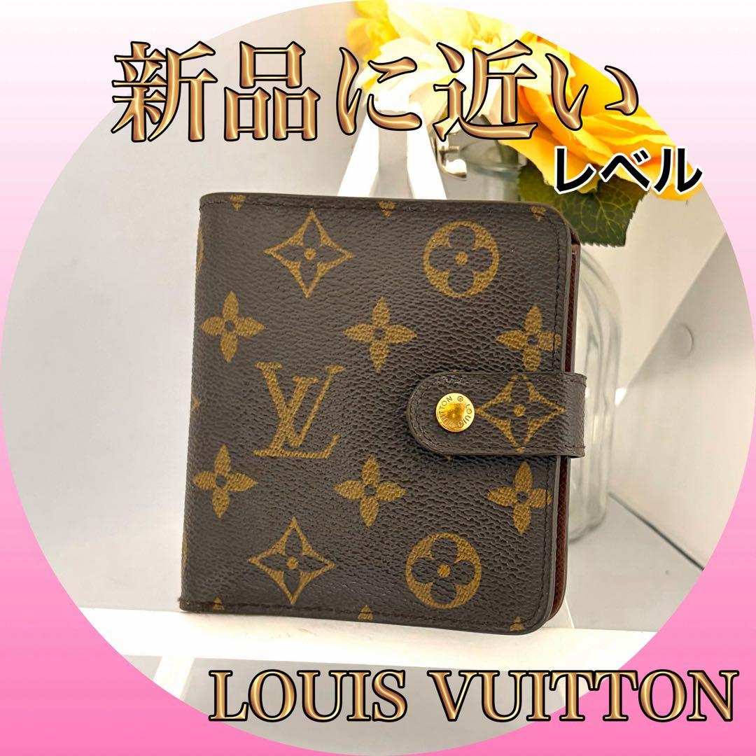 お年玉セール‼️【廃盤モデル‼️】ルイヴィトン　折財布　モノグラム　コンパクトジップ