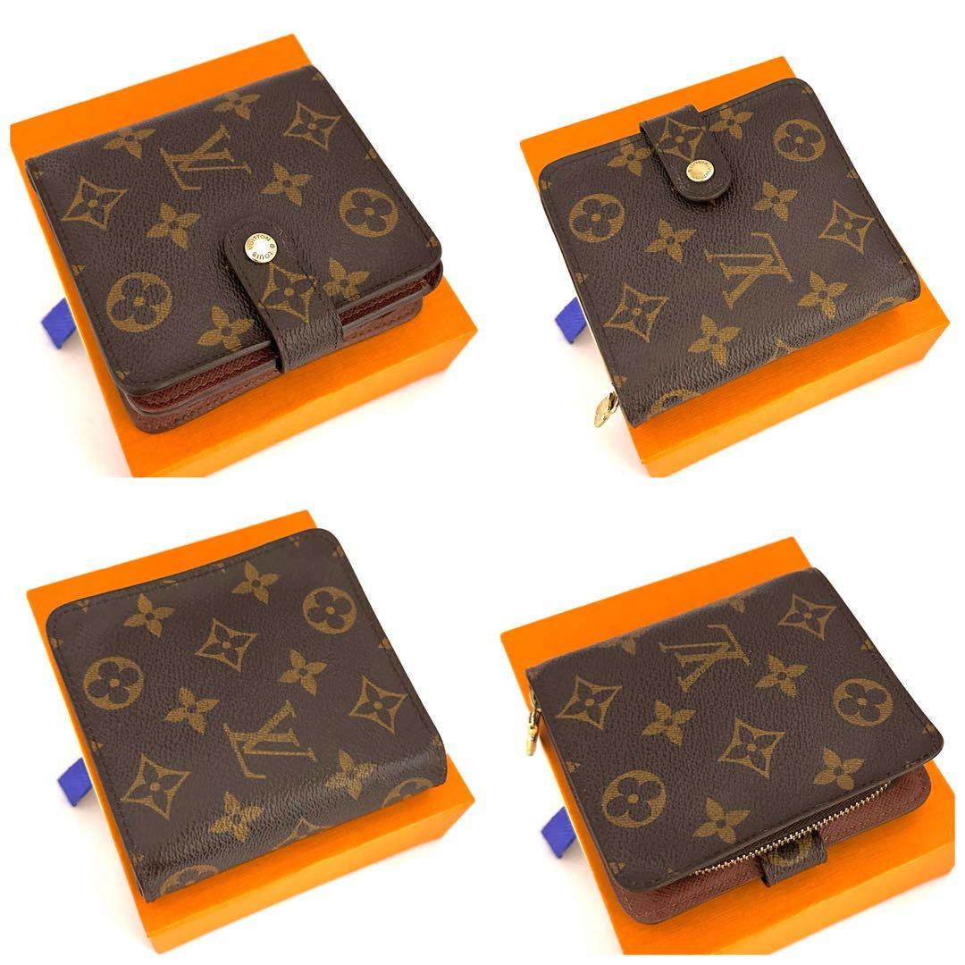 お年玉セール‼️【廃盤モデル‼️】ルイヴィトン　折財布　モノグラム　コンパクトジップ