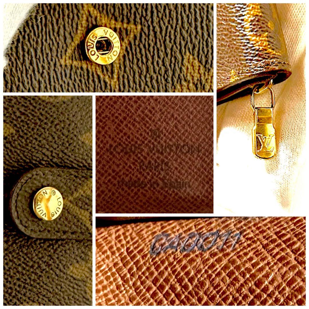 お年玉セール‼️【廃盤モデル‼️】ルイヴィトン　折財布　モノグラム　コンパクトジップ