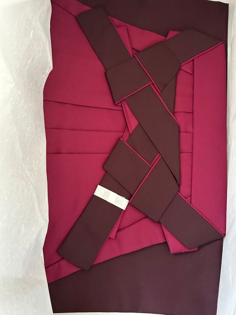 一蔵　黒と赤の薔薇の振袖 草履LLサイズ　フルセット　バッグ　帯　袴