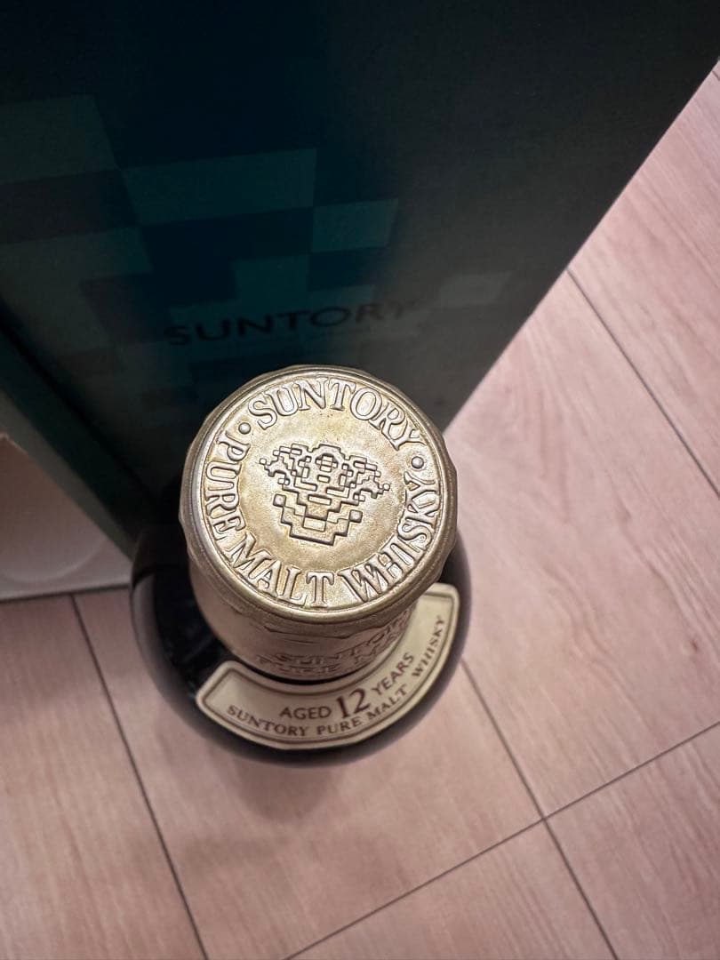 未開栓　山崎ピュアモルト12年 響マーク　750ml 1本