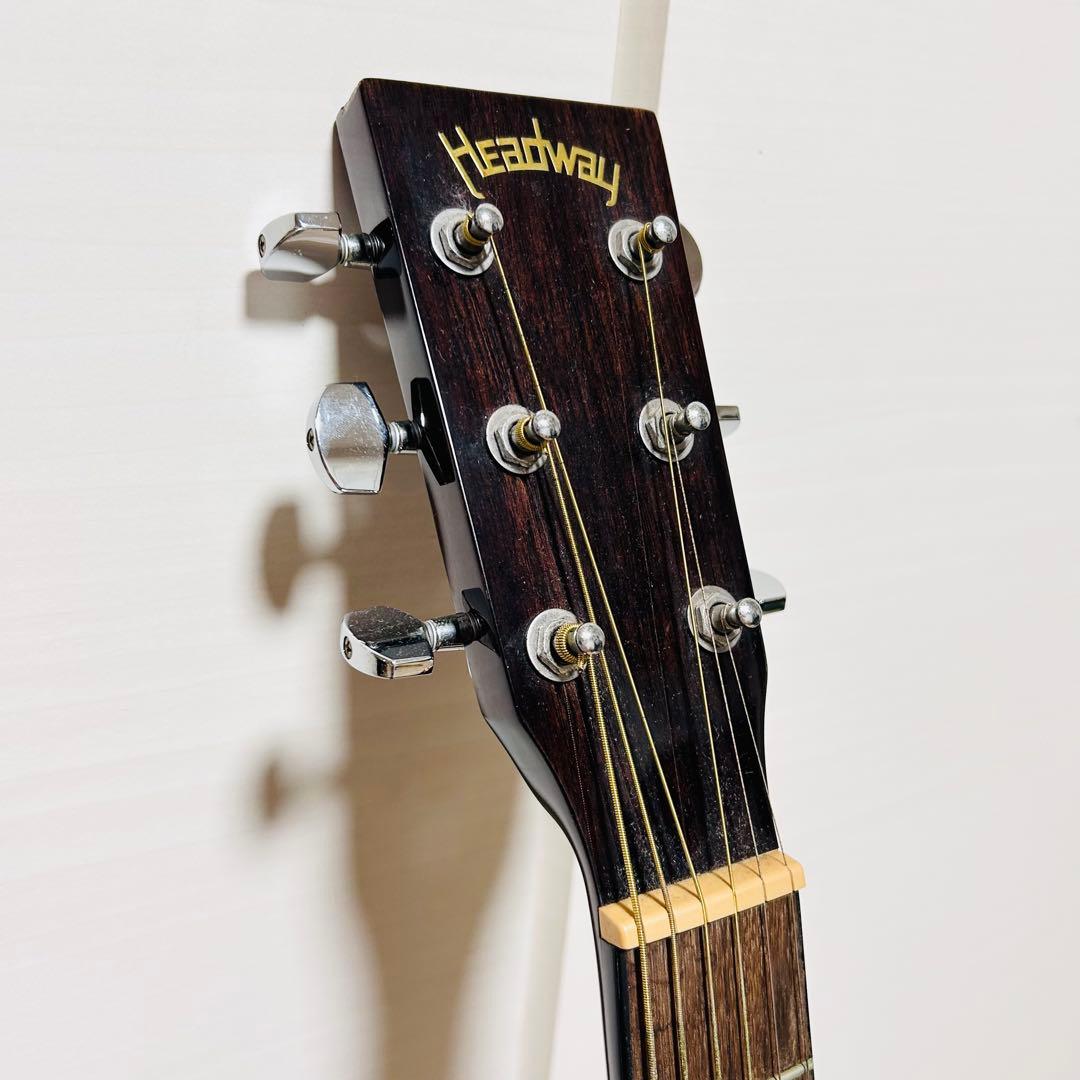 【美品 国産 廃盤】Headway アコースティックギター HD-25 NA