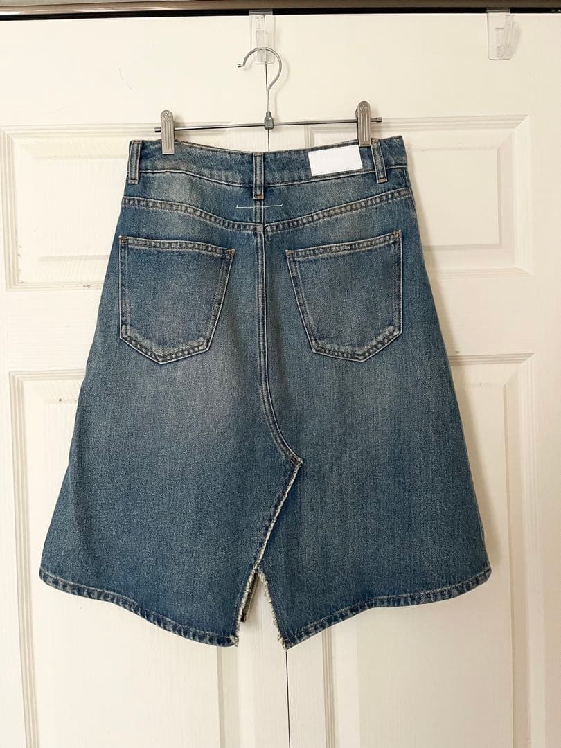 MM6 Maison Margiela ダメージデニムスカート