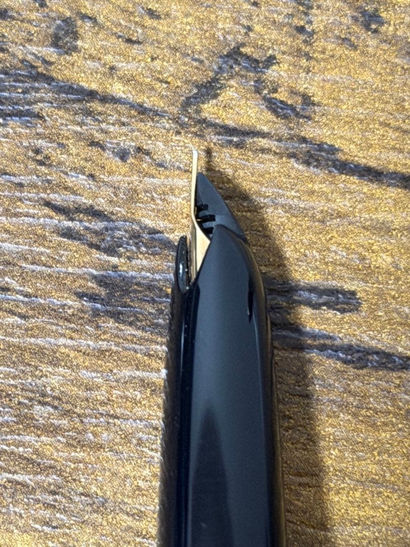 筆記確認＆洗浄済　1960年代　モンブラン　12 万年筆 18金　ゴールド　細字