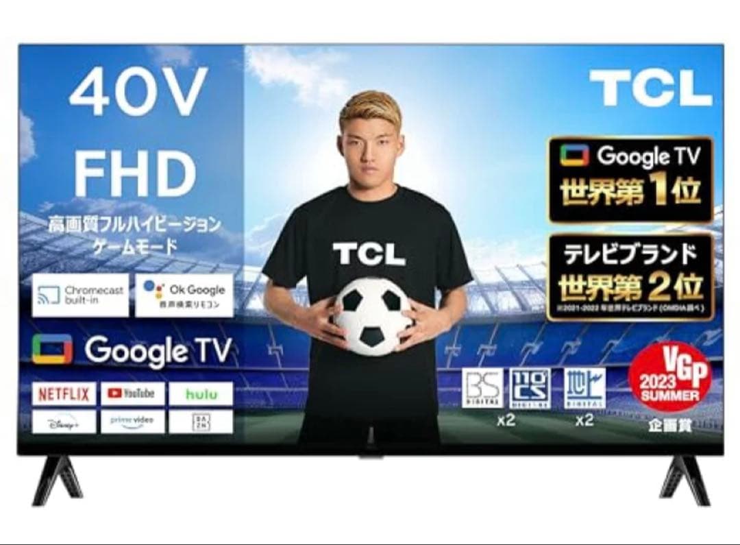 TLC スマートテレビ　40S5401 40インチ　液晶テレビ　2024年製