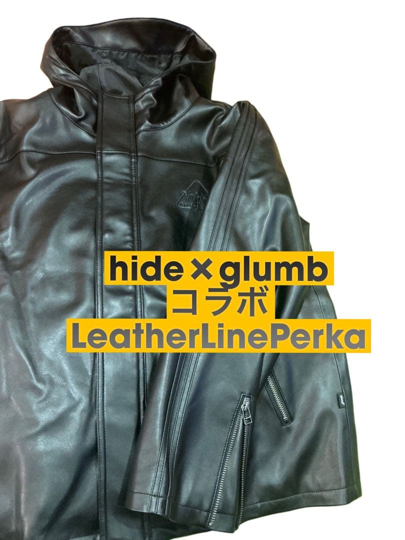 【稀少】hide×glumb LeatherLineParka 新品