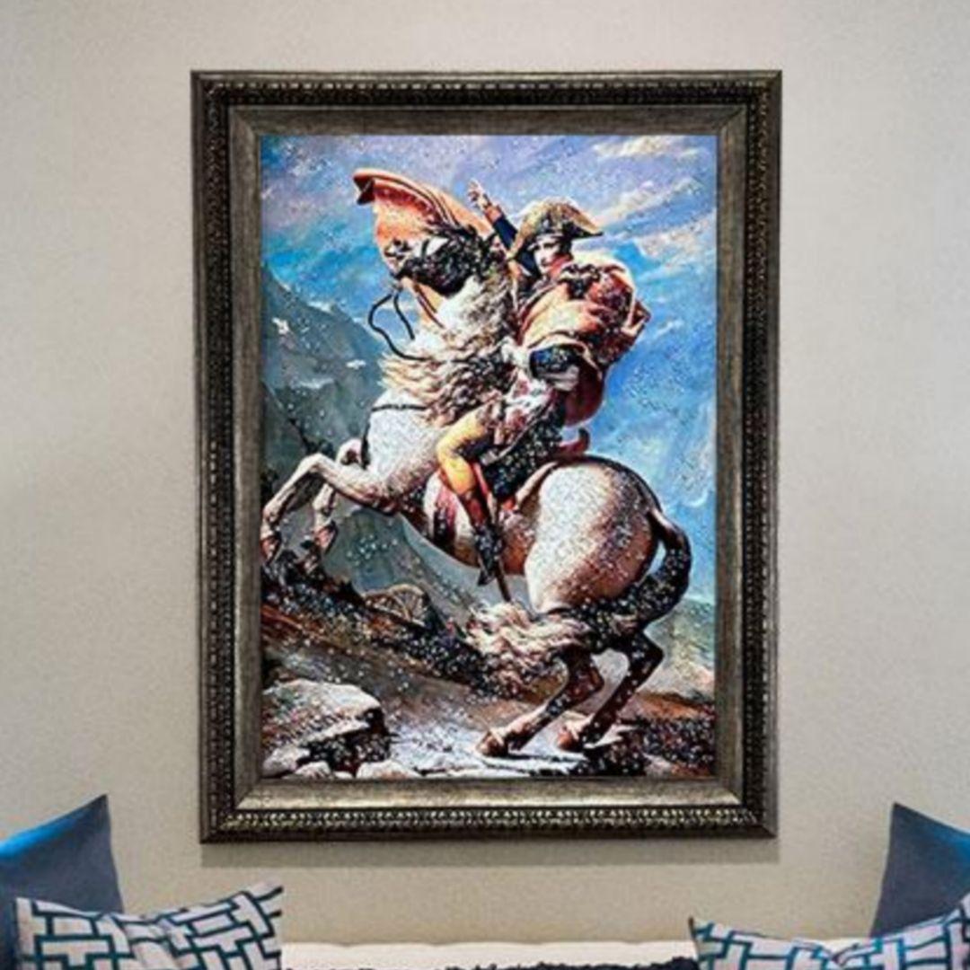 輸入雑貨　天然石　『ベルナール峠からアルプスを越えるボナパルト』　ナポレオン