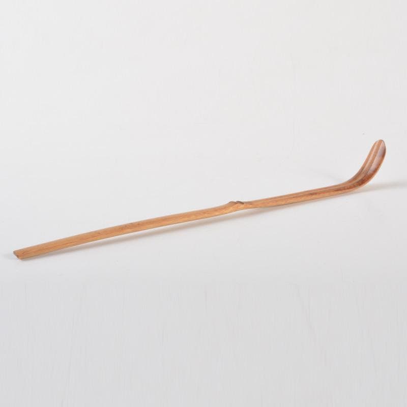 桃太郎　茶杓　銘「むさしの」　前大徳　戸上明道書付　共筒共箱　C6631