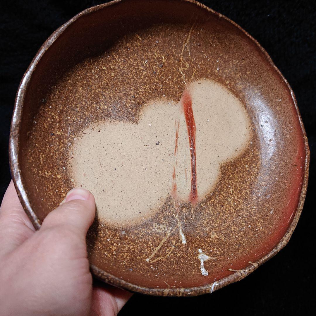 【2326】皿、三連小鉢…備前焼