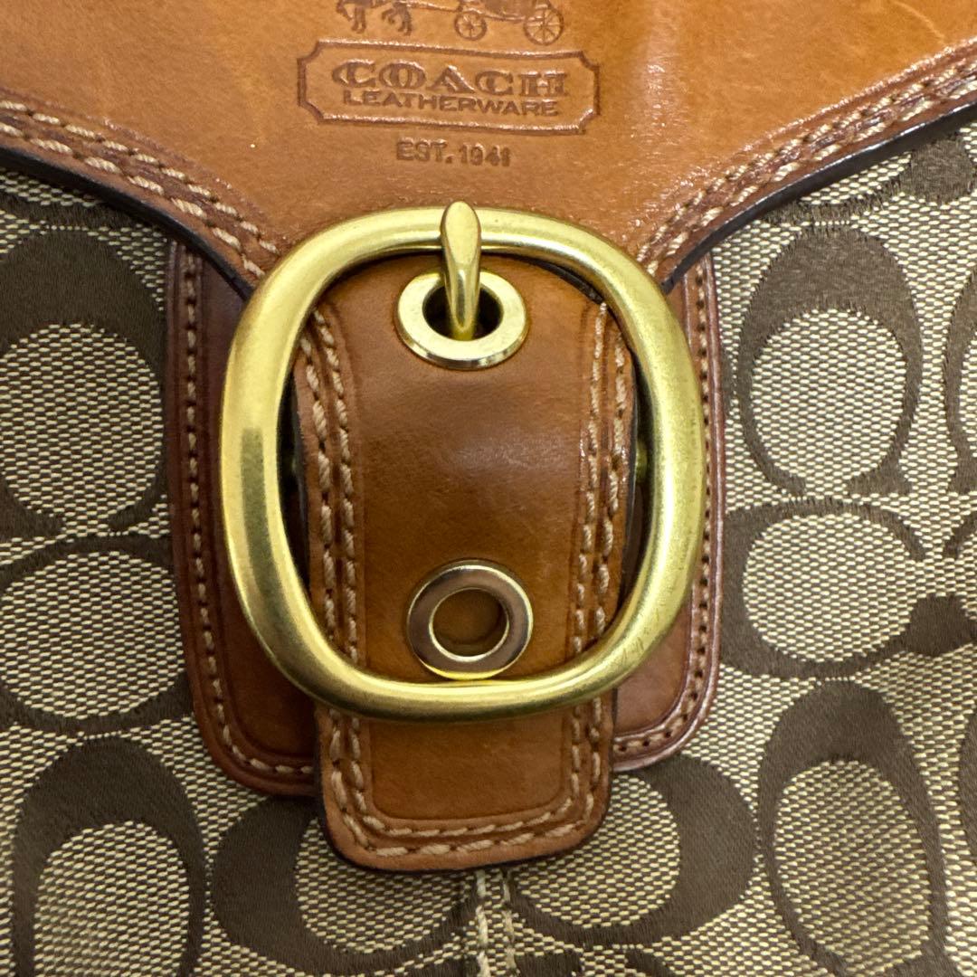 COACH オールドコーチ ワンショルダーバッグ ソーホー ブラウン