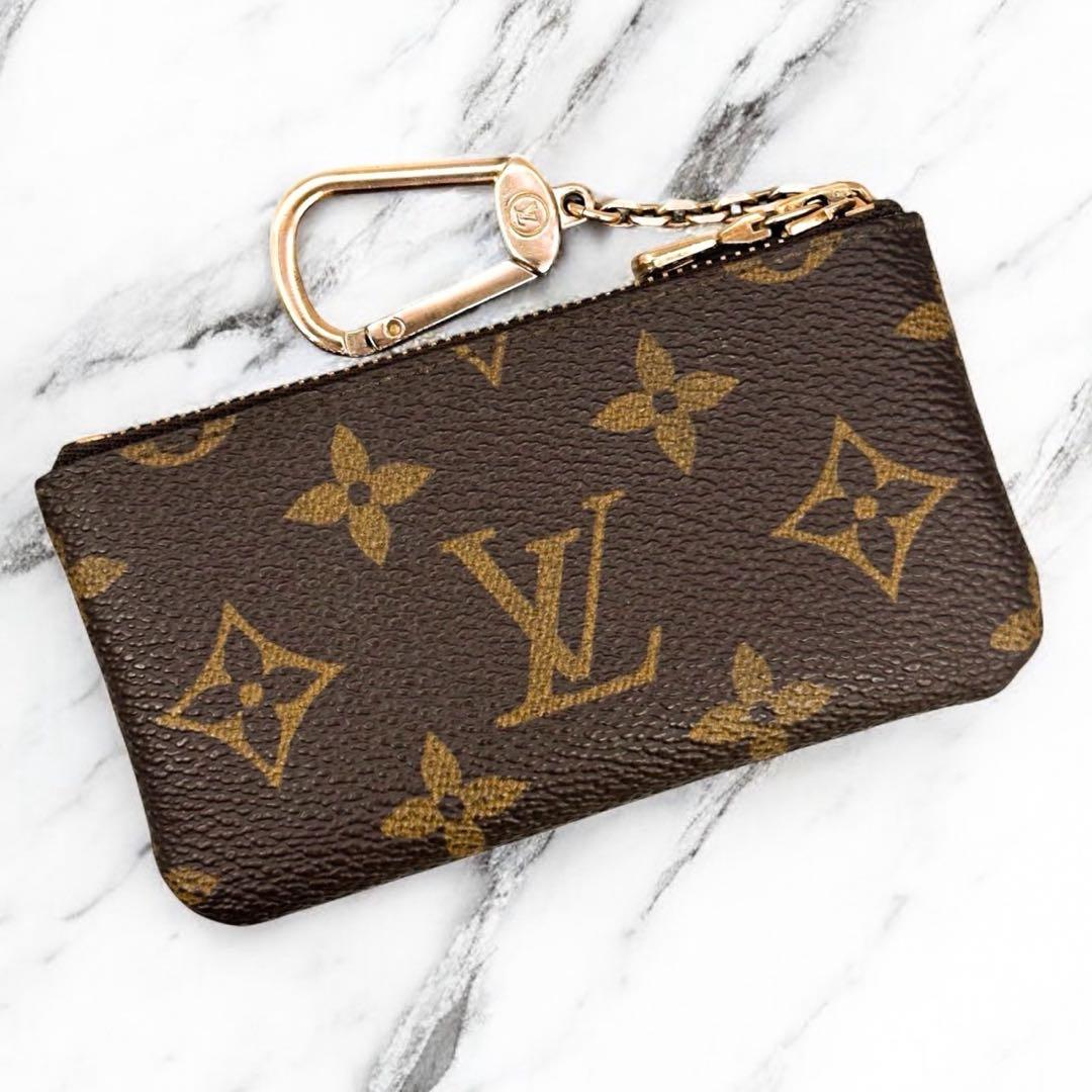 極美品 ルイヴィトン モノグラム ポシェットクレ ケース 小銭入れ 財布