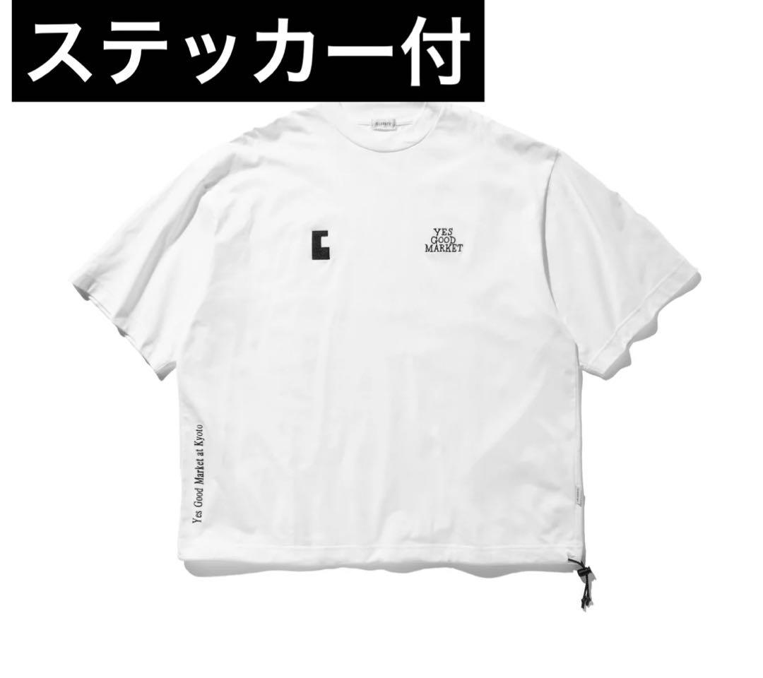 C” MASSIVE S/S T-SHIRT WITH clesste ホワイト