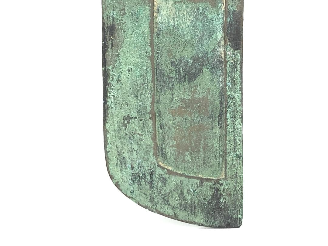 【 栔刀五百青銅象嵌 】　37ｃｍ　骨董古玩