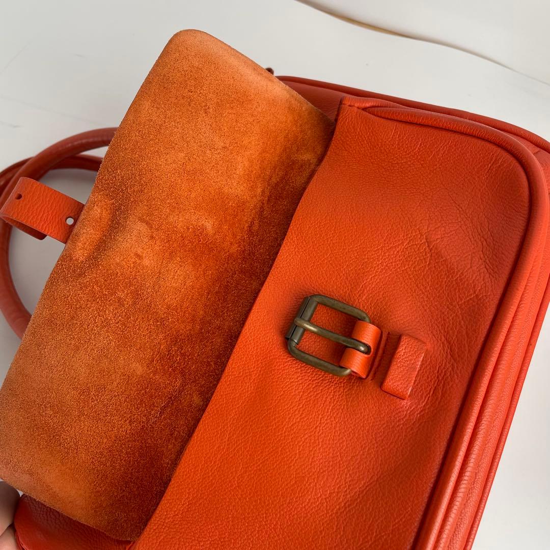 ✨極美品✨　MIUMIU ハンドバッグ　レザー　アーカイブ　オレンジ　y2k