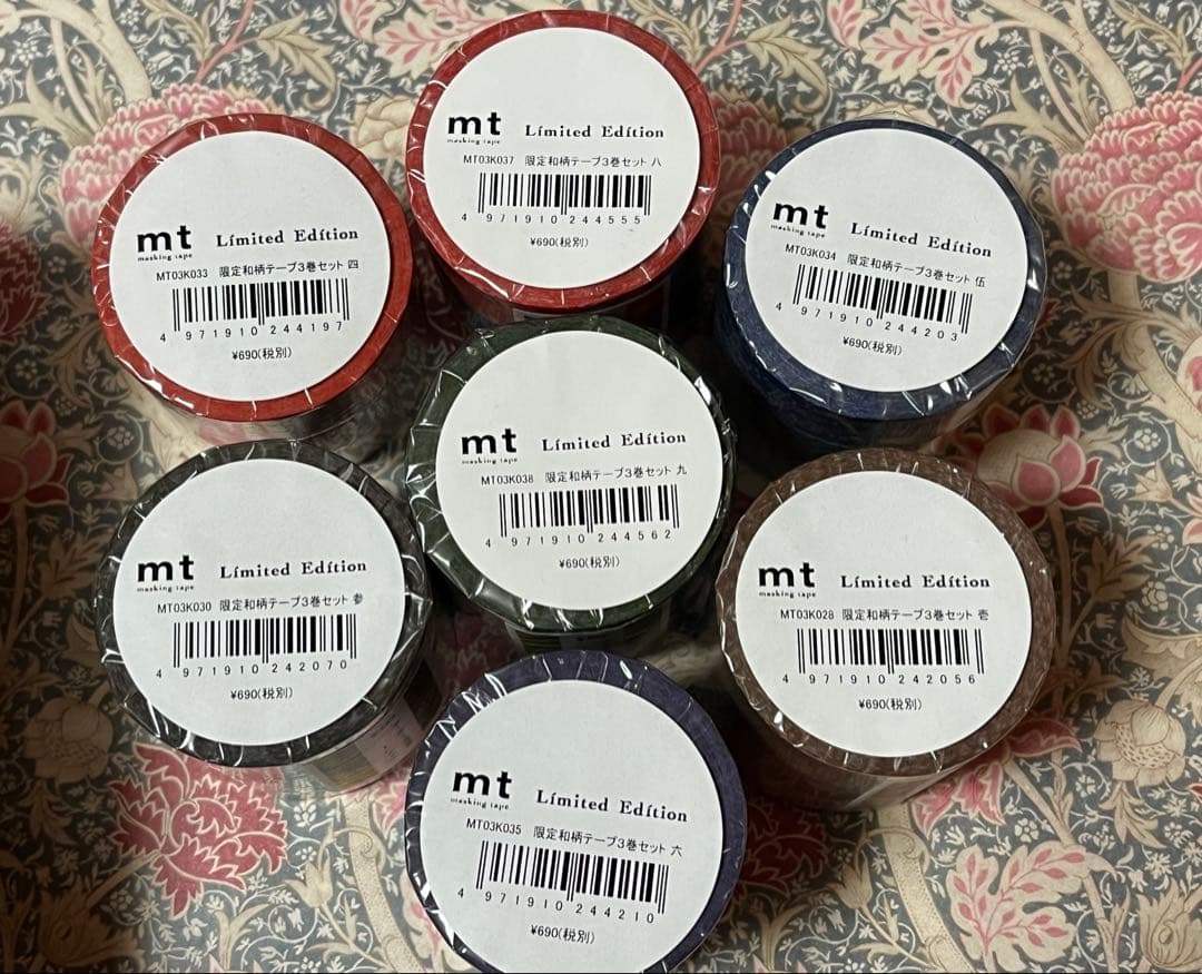 mtマスキングテープ　限定テープ　コンプリート