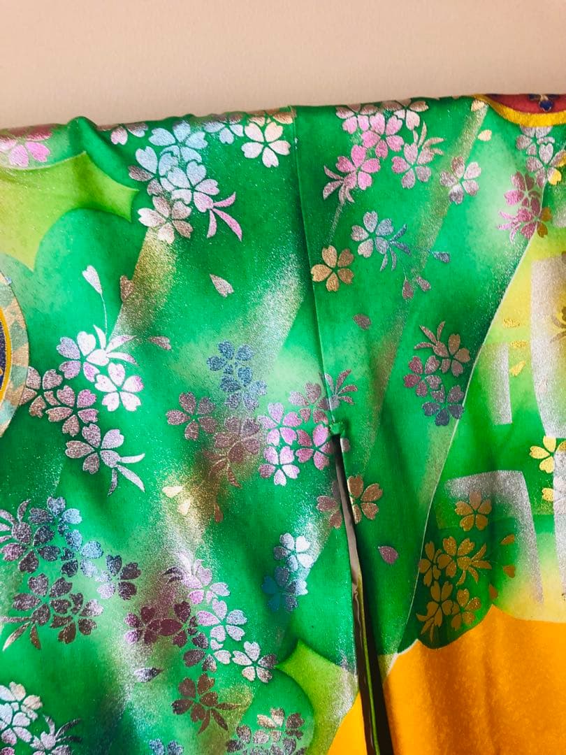 【豪華美品】引き振袖　豪華ラメ加工 綿入り ⬛︎婚礼 ⬛︎前撮り