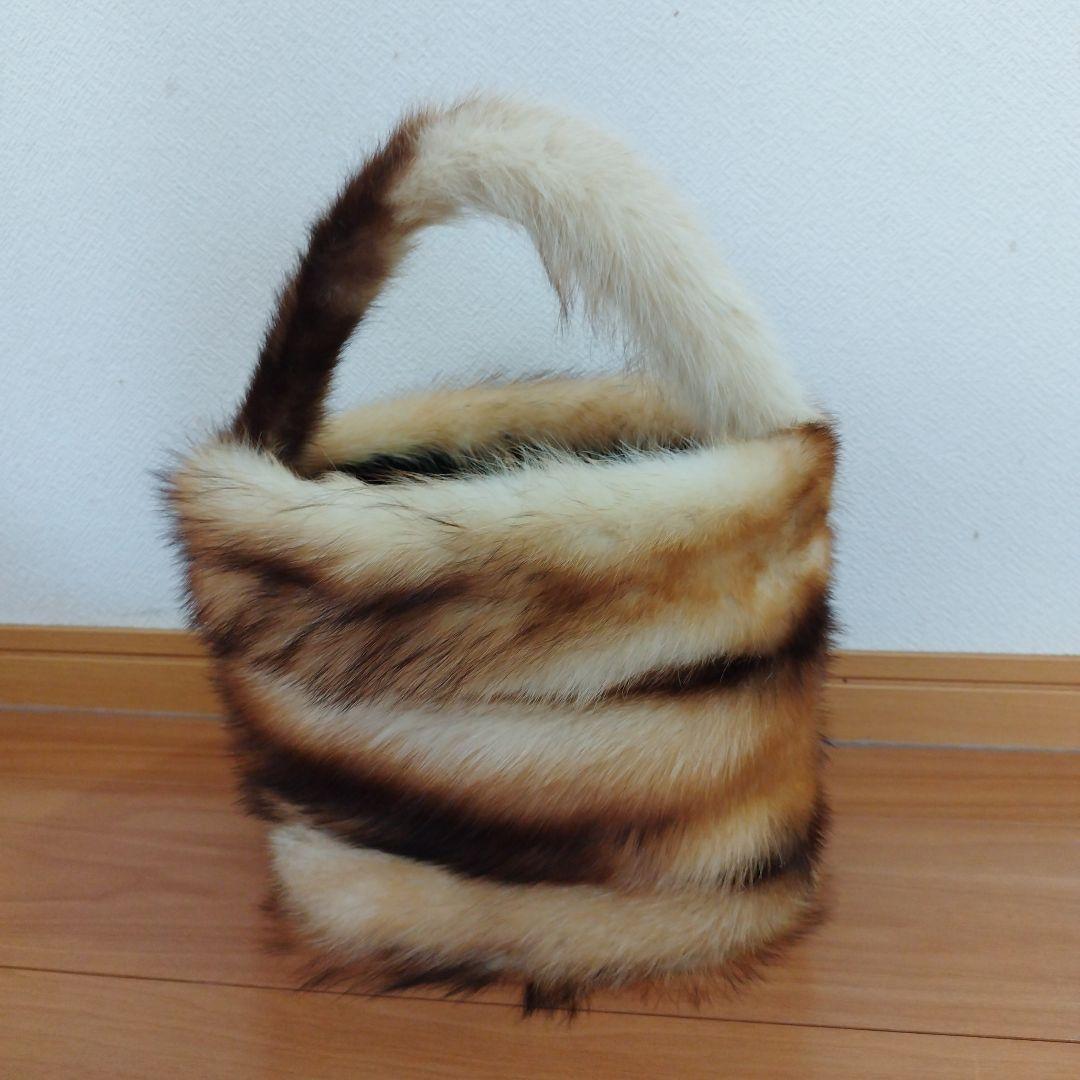 【UPCYCLE×FUR…】ファー バッグ ¥10,000