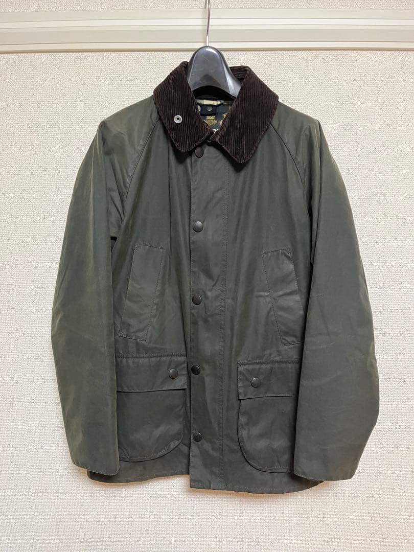 barbour 36 オリーブ コーデュロイ襟ジャケット　ビデイル　バブアー