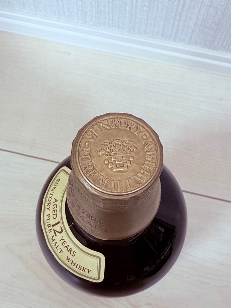 山﨑12年 サントリーピュアモルトウイスキー750ml 向獅子