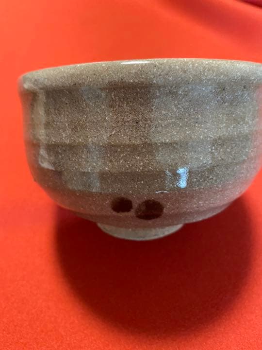 御深井窯変　李朝風茶碗　松原保広造
