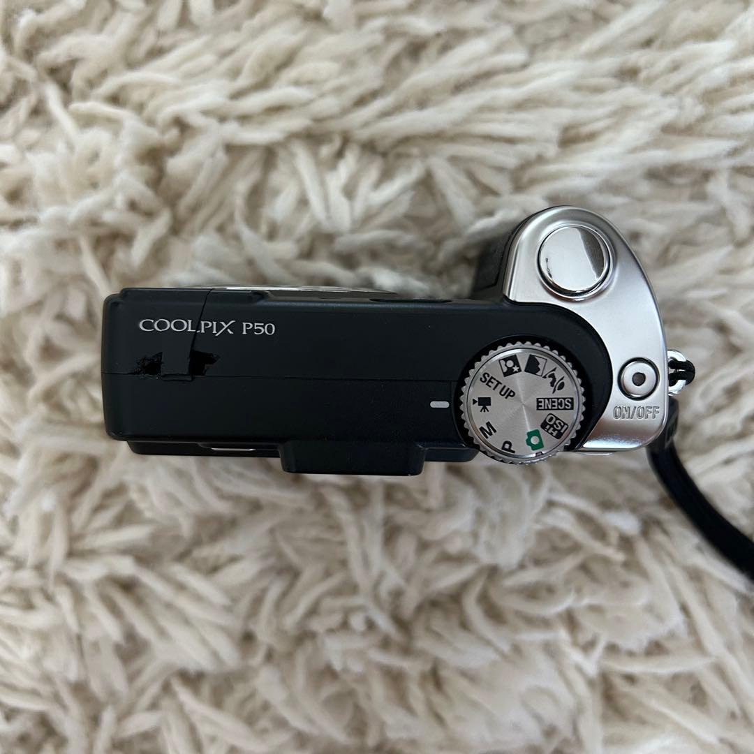 【✨平成レトロ✨】 Nikon COOLPIX P50 コンデジ ブラック