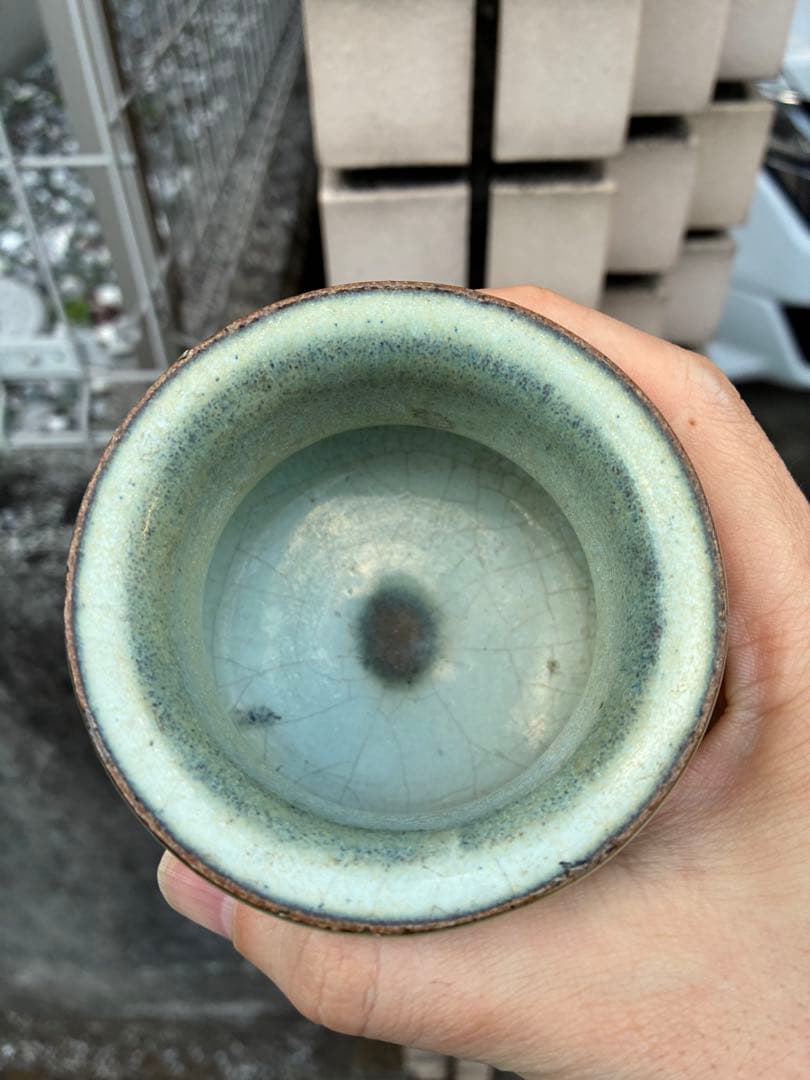 元時代　月白釉　鈞窯　香炉　中国　古美術　貴重