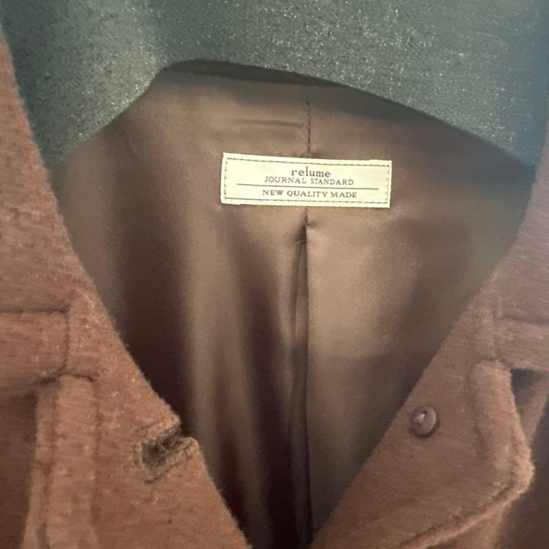 一時的に値下げしてます。 ジャーナルスタンダード　レリューム　コート