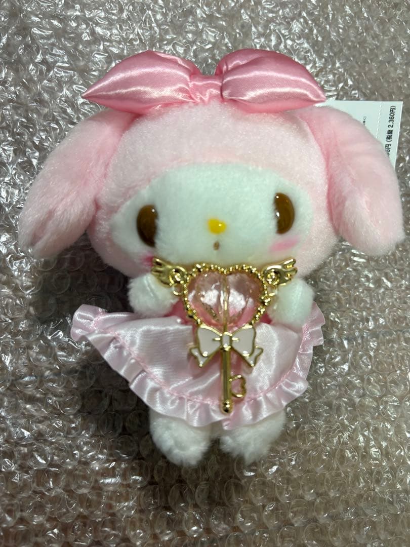 サンリオ　マイメロディ ぬいぐるみ　チャーム　鍵　バッグチャーム　マスコット