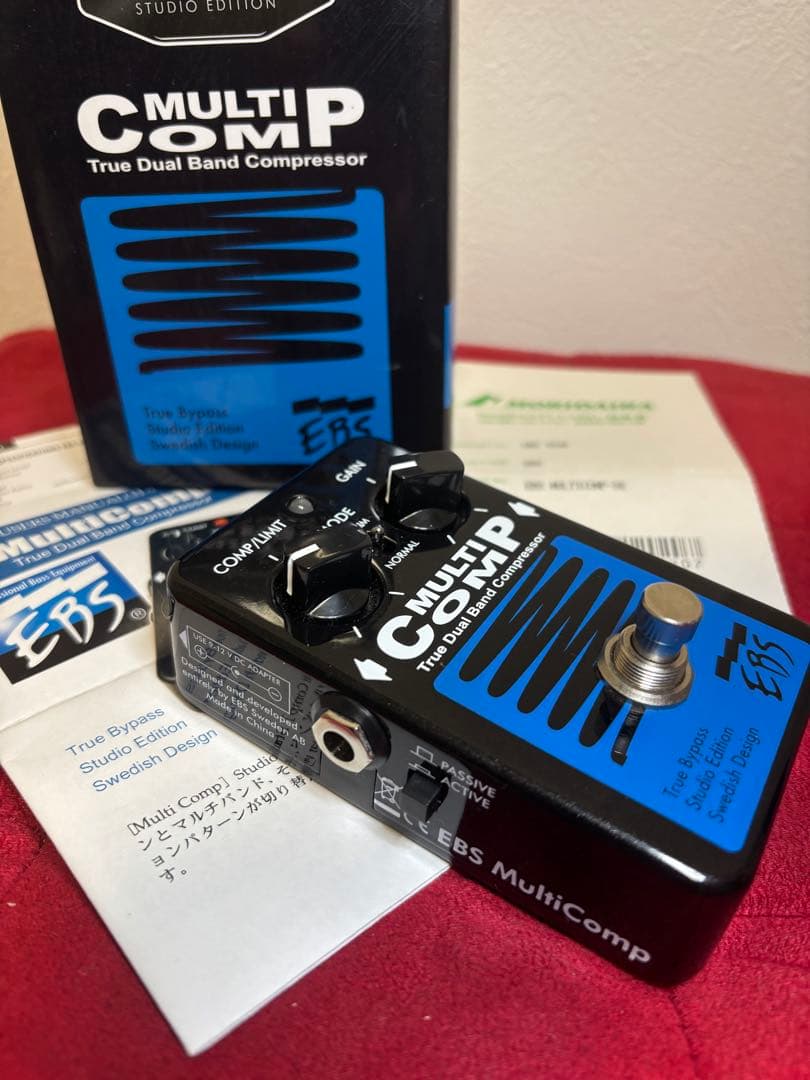 極美品　EBS MultiComp デュアルバンドコンプレッサー