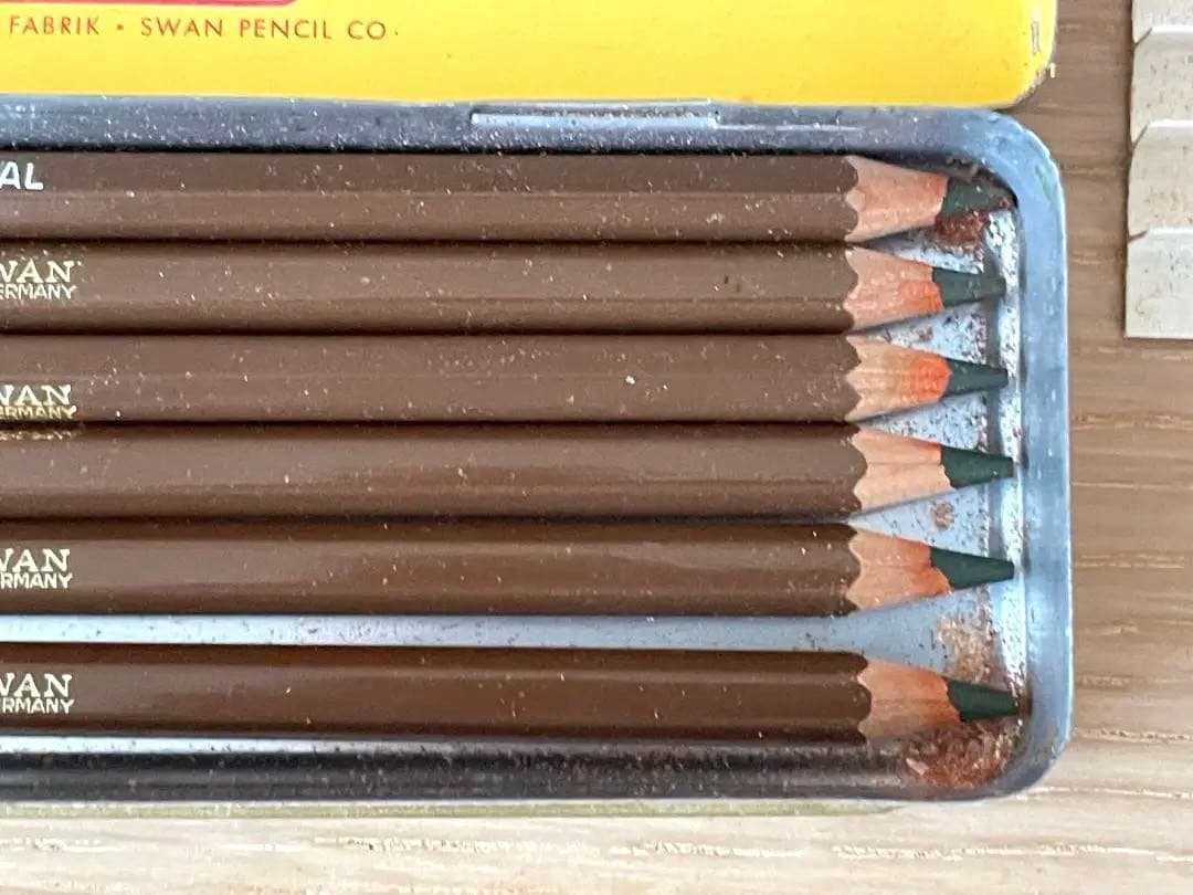 STABILO ALL 8045 鉛筆 ブラウン 1ダース 1950s 60s