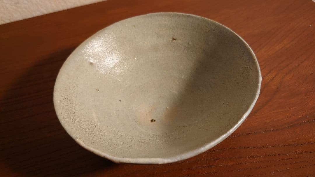 李朝　抹茶碗　茶道具　蔵出し　鼠釉　アンティーク茶道具　１客