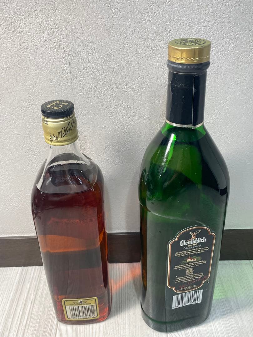 ジョニーウォーカー ブラックラベル 12年 & グレンフィディック 750ml