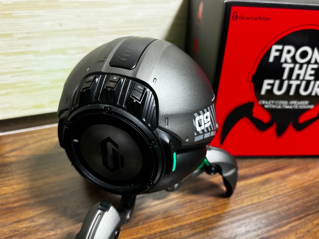 Gravastar G1 グラバスター ワイヤレススピーカー メタルグレー