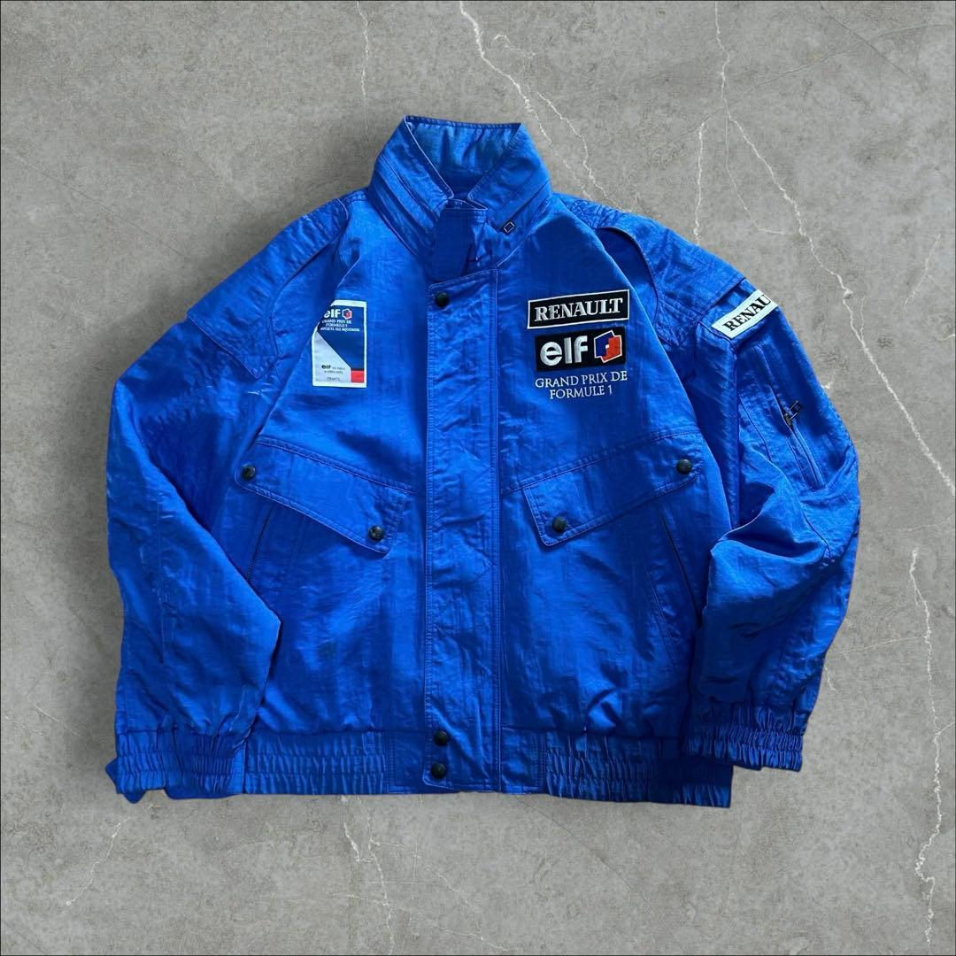 RENAULT elf FORMULE 1 ブルゾン 豪華刺繍 メンズ F1
