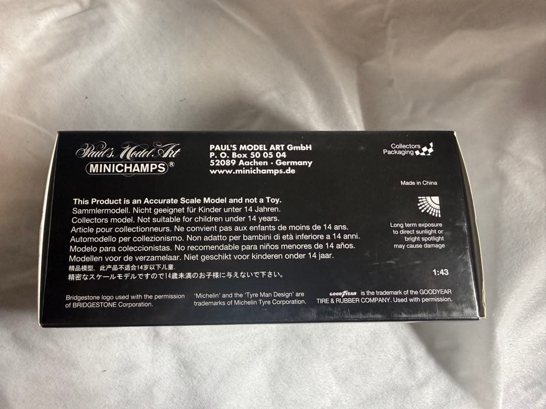 ミニカー MINICHAMPS BMW M6 GT3 Spa 24h 2015 1/43